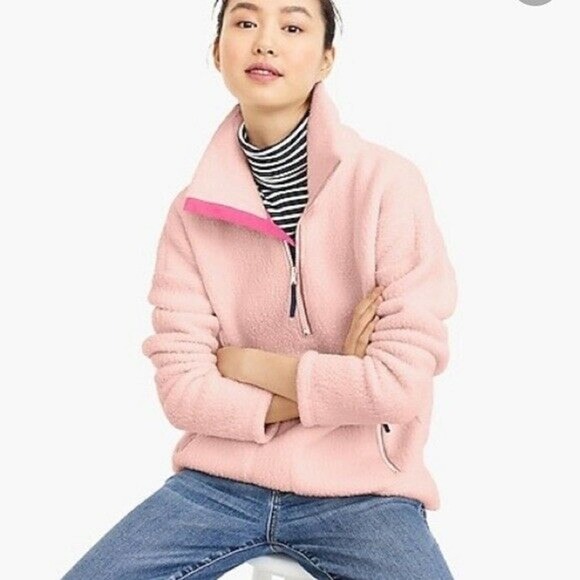 J. Crew Polartec 1/2 Zip Sherpa Fleece - Picture 7 of 7